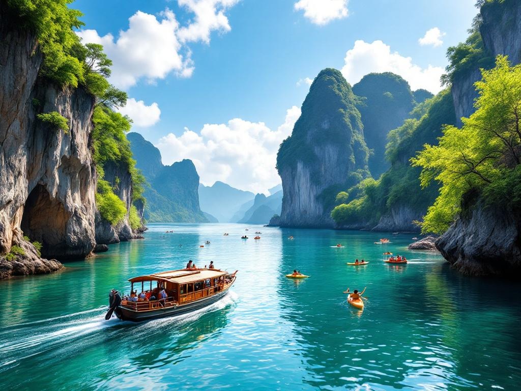 Boat Tour of Ha Long Bay in Vietnam